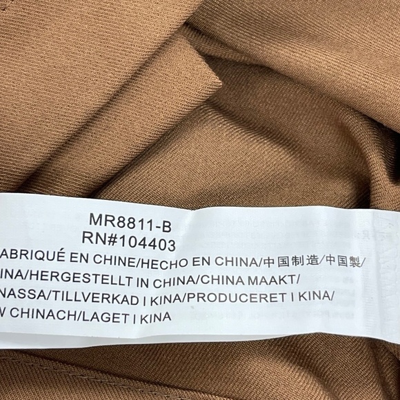 Moon River Straight Fit Brown Midi Skirt - Large - NWT - Picture 4 of 5